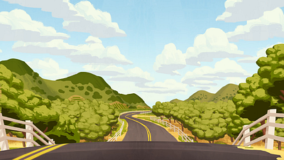California Avocados "California Drives" animation art direction design illustration motion graphics