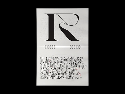 "R" – 36 Days of Type 2019 display display type font illustrator poster type typography vector