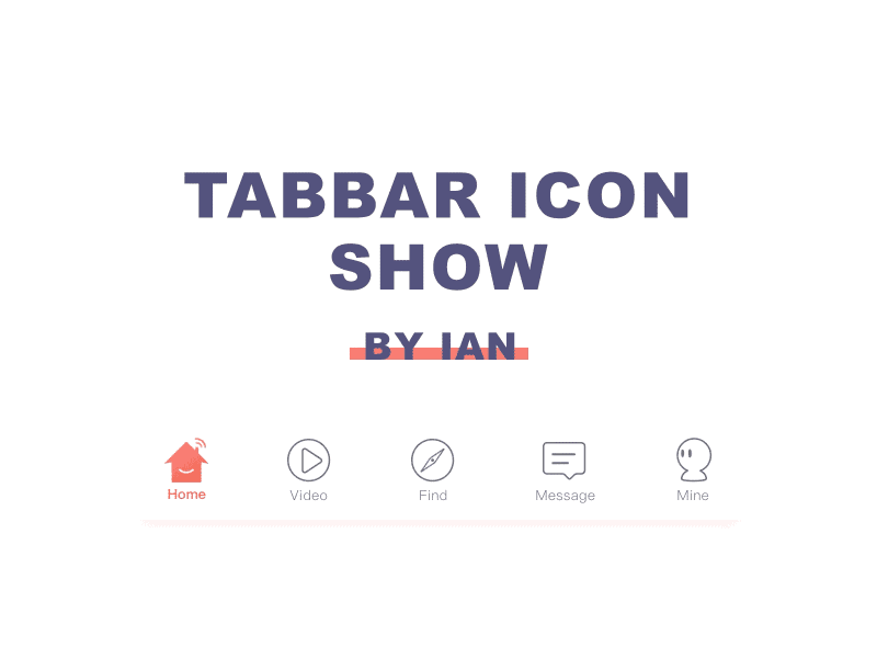 Tab Bar Icons by iian on Dribbble