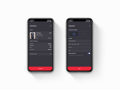 Daily UI Challenge #02 Checkout | App Design app dailyui design design app minimal ui ux