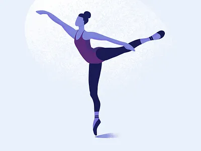 Ballet art ballerina ballet dance dancer drawing girls night illustration ipad drawing light procreate shadow texture woman