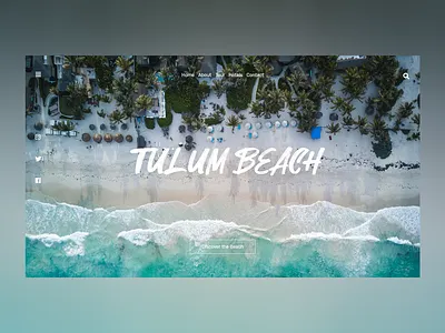 Tulum Beach branding html css minimal ui ux web webapp webdesign webdeveloper webdevelopment website websitedesign websitedesigner websitedevelopment