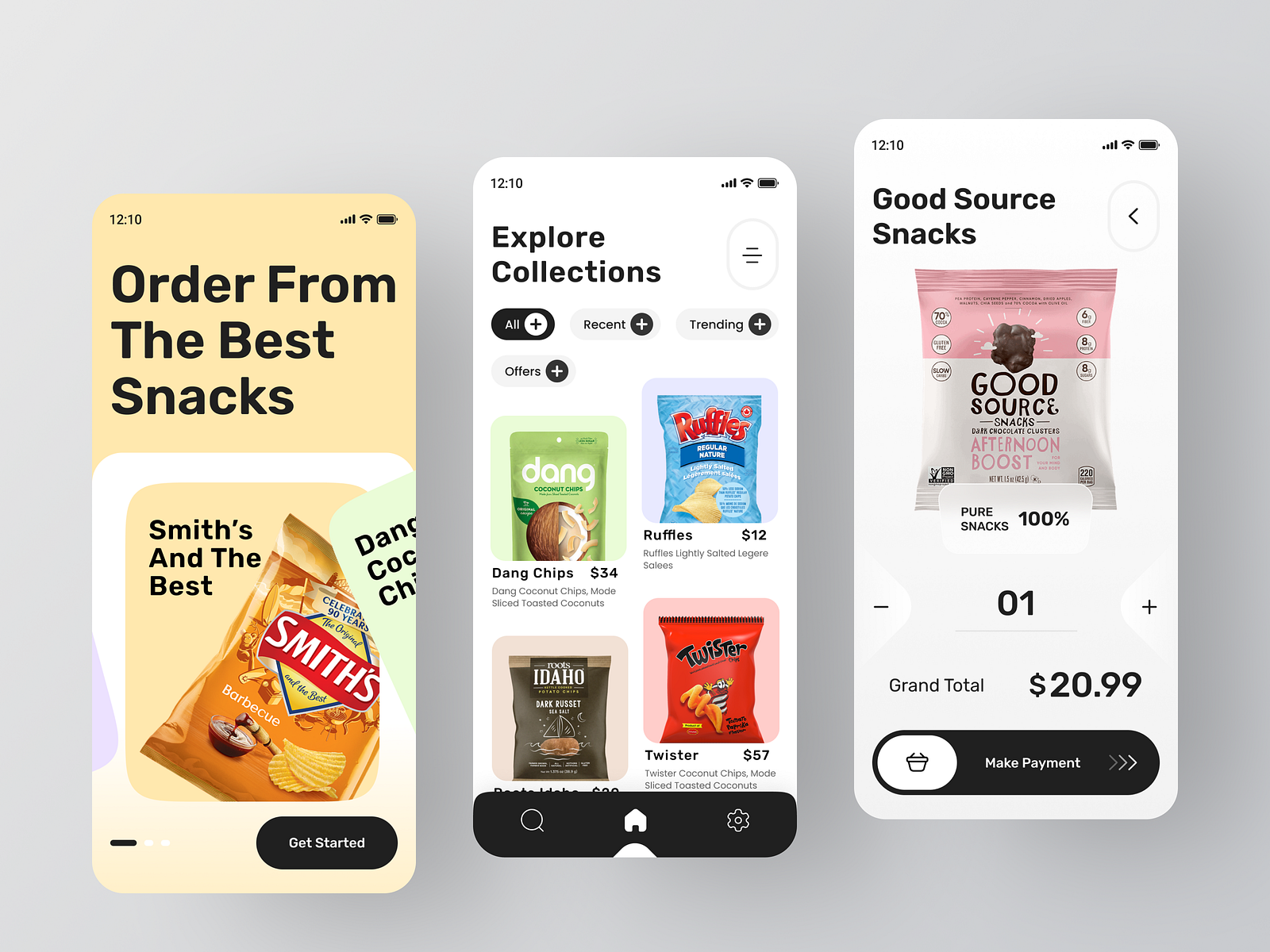 Snacks Product App 🍿 by Tariqul islam on Dribbble