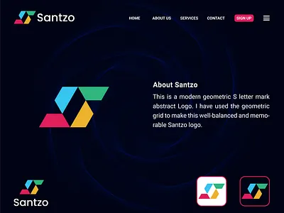 Modern Geometric S Letter Mark Logo abstract logo app icon brand identity branding clean design finance fintech flat geometric logo grid logo letter logo logo logo design modern logo real estate s letter design s logo s mark vector