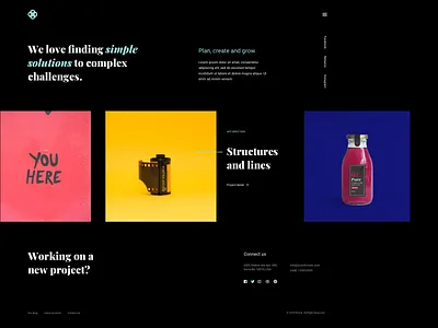 Creative homepage - Brook blog brook construction creative creative agency design e commerce interation minimal modern multipurpose portfolio psd ui ux webdesign website wordpress