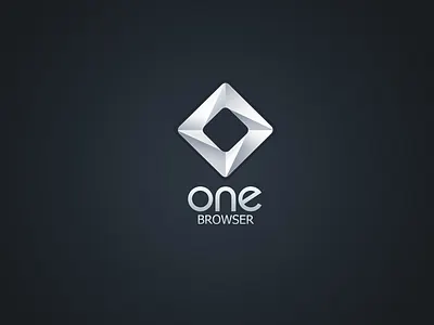 One Browser logo-white logo