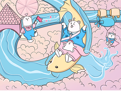 Midea Bear illustration