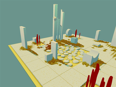 Anywhere the Moss Grows 3d game gamedev lowpoly nature sculpture unity3d