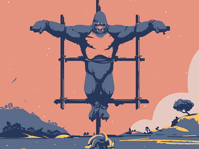 Sacrifice adobeillustrator africa animal art artwork digitalart drawing eco ecology gorilla graphicdesign graphics illustration illustrator kongo monkey sacrifice save earth vector wildlife