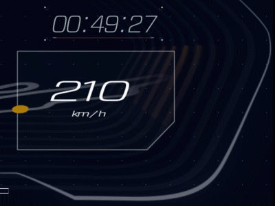 Instrument cluster design automative cluster dashboard hmi motiongraphics ui