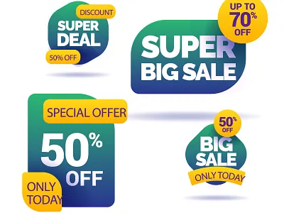 Sale Banner Template 5 design illustration