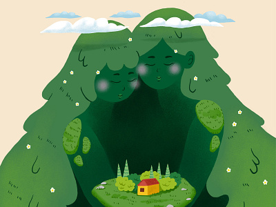 Mountain Guardians art digital art illustration