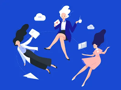 Working illustration work