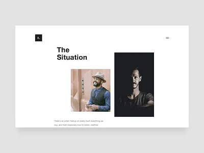 sawyer effect brandnew clean grid landing photo simple typography ui web webdesign webpage website white