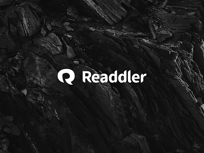 Readdler app application branding bubble chat consultant icon logo online service talk typography vector web