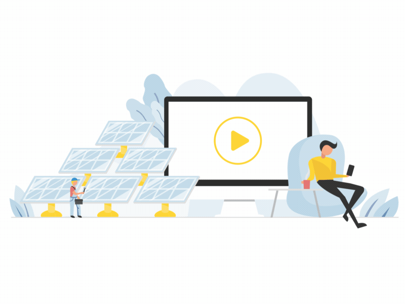 Lottie solar panels after animation bodymovin design effects illustration lottie ui