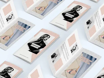 MALINA Trifold Brochure + Pattern Corporate Identity Template brochure corporate identity design pattern pattern template webdesign