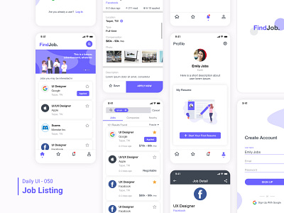 Daily UI 050 Job Listing dailyui 050 dailyui100 job joblisting