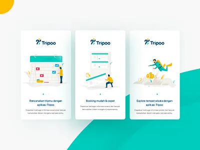 Onboarding Traveler App booking character design explore mobile mobile app onboarding onboarding illustration traveling trip ui vector