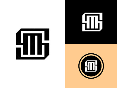 SM Logo branding design graphic design icon identity illustration logo logo design logotype m monogram ms ms logo ms monogram s sm sm logo sm monogram typography vector art