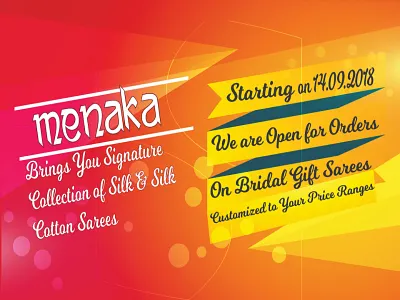 Menaka Shop Poster animation art branding design graphic designer hit the art hittheart icon identity illustration illustrator lettering logo magesh raja mageshraja minimal officialhittheart type typography vector