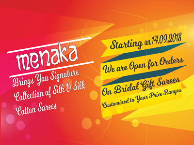 Menaka Shop Poster animation art branding design graphic designer hit the art hittheart icon identity illustration illustrator lettering logo magesh raja mageshraja minimal officialhittheart type typography vector