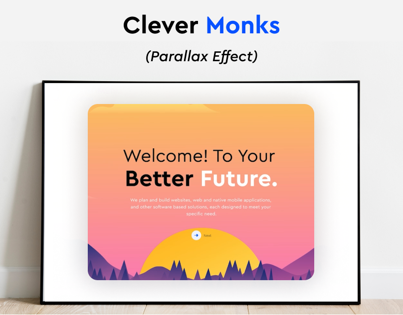 CMC Parallax Effect Design app branding design graphic design illustration logo mobile design ui ux vector