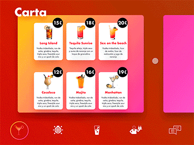 Test Concept for iPad app design interaction design ixd ui ux
