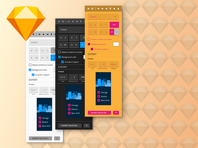 Sketch Panel 2d angular branding clean design codegen design flat design indigo.design material design sketch app ui ux