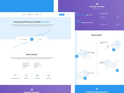 Linkspy admin app brand dashboard design landingpage modern product simple software ui ux website white