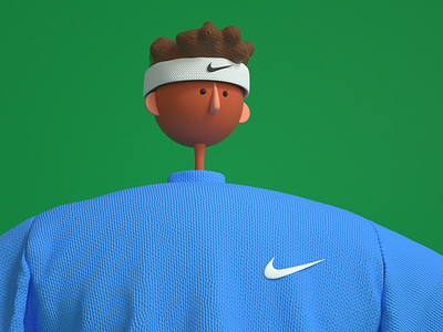 NIKE c4d character art character creation design octane