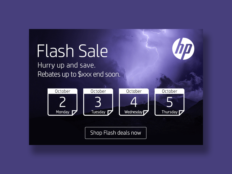 Email Hero Animation animation b2b canada concept email hero hp iris lightning old photoshop