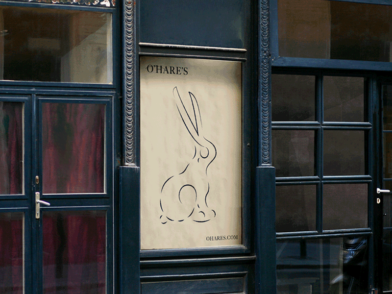 𝕓𝕦𝕟𝕟𝕪 🐰 barber barbershop brand branding bunny design easter easter bunny easter egg facade hair cut holiday illustration mockup mockup design photography poster rabbit sign signage