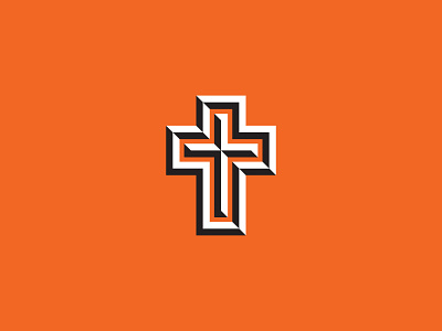 Happy Easter! cross easter icon illustration vector