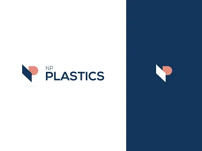 NP Plastics Logo affinity logo logo 2d logotype vector