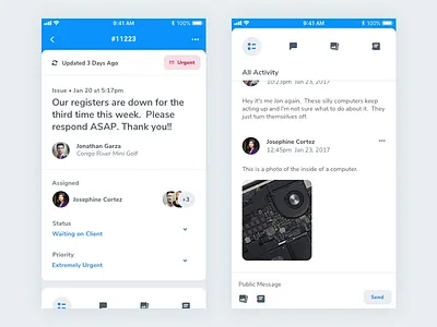Service Ticket Design