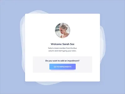 Scrumbs Welcome Screen Ui Design - Revisited daily ui dailyui development ildiesign ildiko ignacz management notes notes app scrum scrum master scrumbs ui ui design ui pattern ui practice ux ux design welcome welcome screen welcome ui