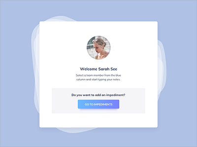 Scrumbs Welcome Screen Ui Design - Revisited daily ui dailyui development ildiesign ildiko ignacz management notes notes app scrum scrum master scrumbs ui ui design ui pattern ui practice ux ux design welcome welcome screen welcome ui