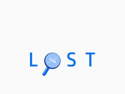 LOST + FOUND art design gimp graphic design graphic design graphicdesgn inkscape logo logo a day logo design logodesign logodesigner vector