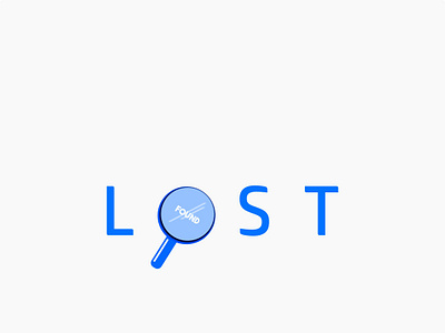 LOST + FOUND art design gimp graphic design graphic design graphicdesgn inkscape logo logo a day logo design logodesign logodesigner vector