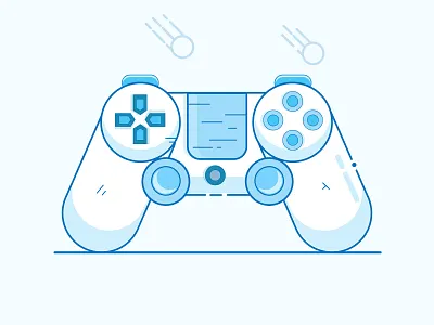 Ps4 Controller controller design icon illustration illustrator logo minimal ps4 vector