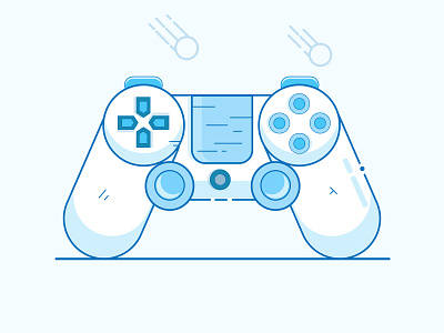 Ps4 Controller controller design icon illustration illustrator logo minimal ps4 vector