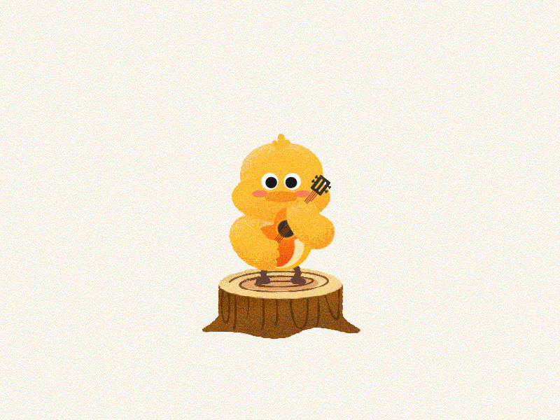 bird ukelele bird bounce character cute cycle dance move song ukelele