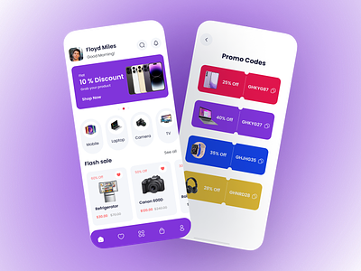 Ecommerce Mobile App Design app design design design ui kit ecommerce ecommerce app ecommerce shop electronics shop graphic design home page design mobile app design mobile shop ui ui design template ui kit ui ux