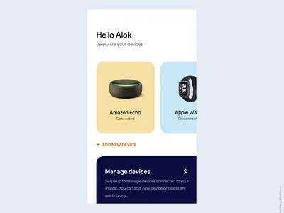 Smart Devices android design device devices ios material smart home ui ux