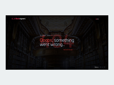 Daily Ui 08 - Error Page app concept dailyui design ui ux