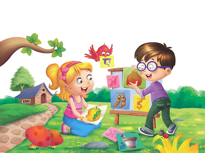green park 2dcartoon animation art ball bottles boy branding cartoon character children are playing with words childrensbookillustration color design falling freelanceillustrator fun time funny illustration illustration art kdpbook storybookartist