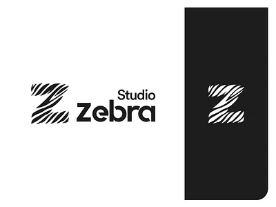 Zebra Studio branding design flat identity illustration illustrator logo minimal type vector