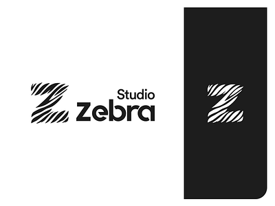 Zebra Studio branding design flat identity illustration illustrator logo minimal type vector