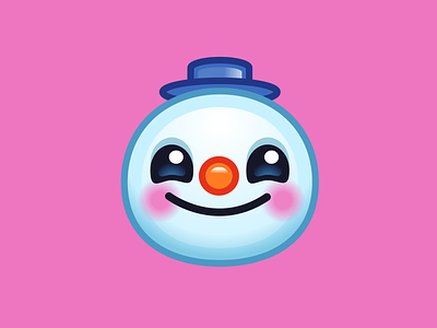 Snowman character emoji mishax newyear smile snow snowman sticker stickers